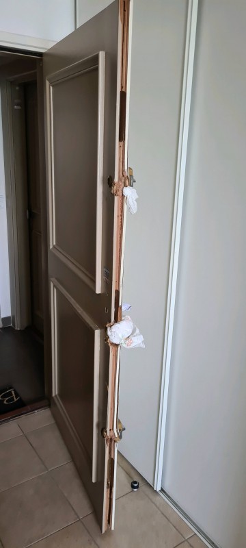 Intervention suite à perquisition